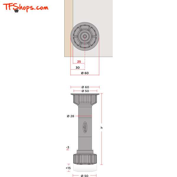 پایه کابینت شیلم