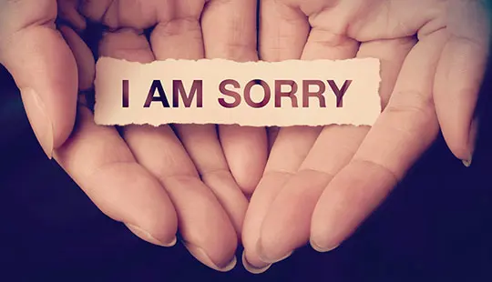 اهمیت داشتن فرهنگ عذرخواهی
