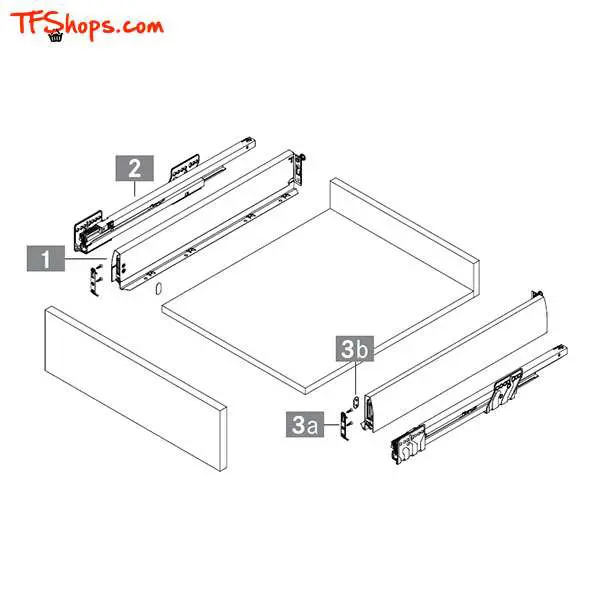 ریل کشو کابینت گراس