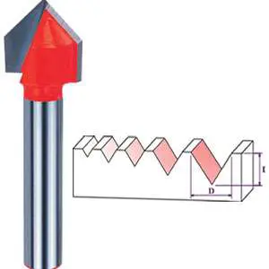 تیغ V شکل دامار