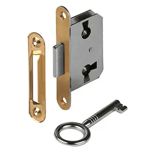 قفل ویترینی هتیچ مدل 00523 سایز 25 میلی متر طلایی براق