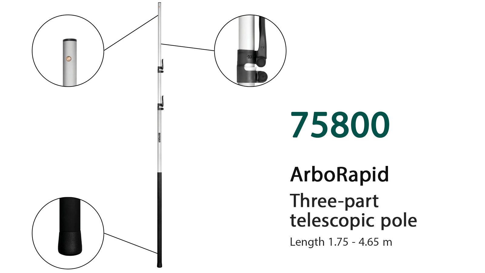 میله تلسکوپی ArboRapid برگر مدل 75800
