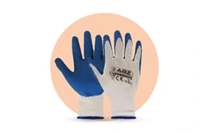 خرید اینترنتی دستکش کار کف دوبل چرم ،دستکش ایمنی لاستیکی