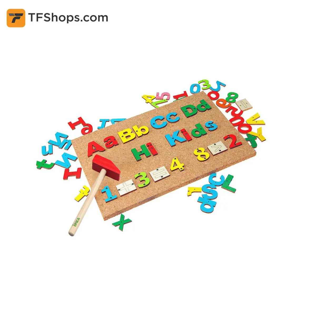 ویدیو معرفی بازی میخ و چکش الفبا و اعداد انگلیسی ایپکا مدل GD3010 سایز 188 قطعه