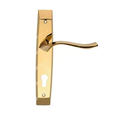 دستگیره در بهریزان مدل 3752 طلایی براق