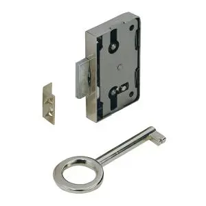 قفل ویترینی هتیچ مدل 89085 سایز 40 میلی متر نقره ای