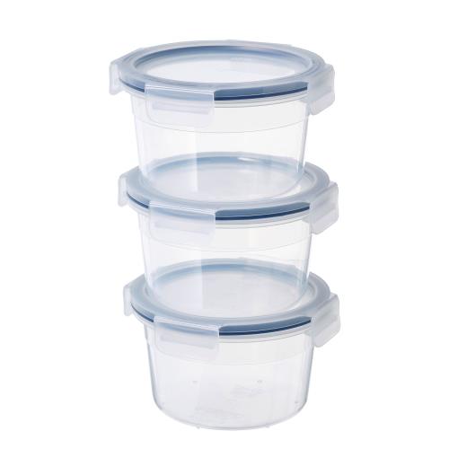 ظرف نگهداری غذا گرد ایکیا بسته 3 عددی مدل +365 IKEA سایز 750 میلی لیتر