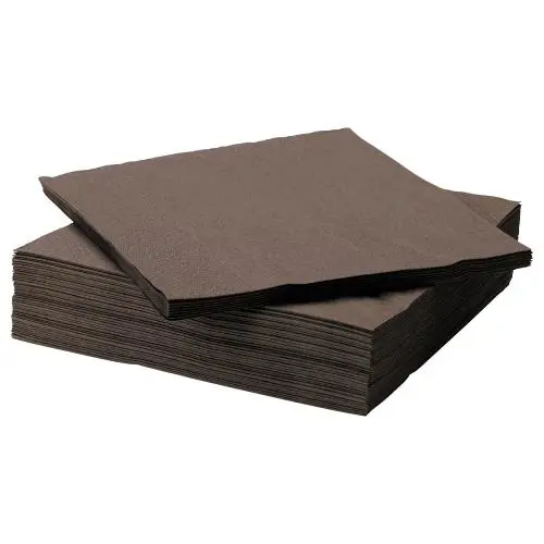 دستمال سفره ایکیا بسته 50عددی مدل FANTASTISK سایز 40×40 قهوه ای