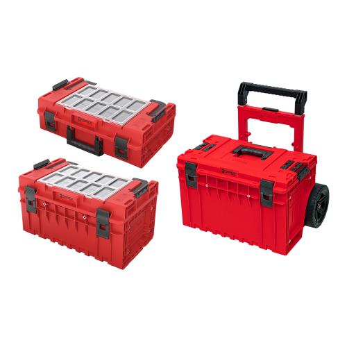 مجموعه 3 عددی جعبه ابزار کیوبریک مدل ONE Expert RED سایز 105 لیتر مجموعه 3 عددی جعبه ابزار کیوبریک مدل ONE Expert RED سایز 105 لیتر