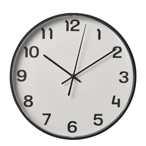 ساعت دیواری ایکیا مدل PLUTTIS مشکی