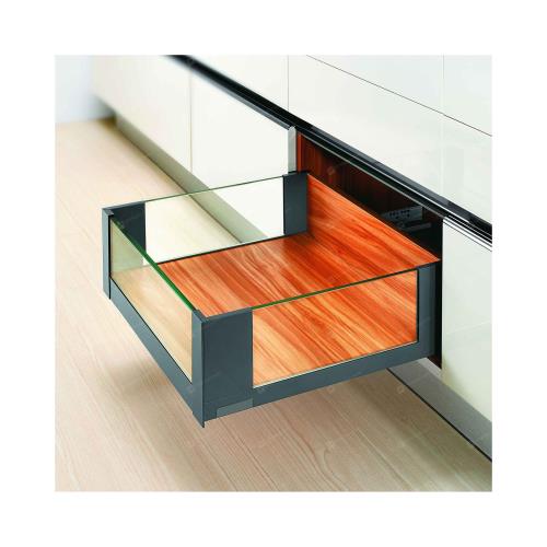 ریل کشو مخفی بدنه دار اسلیم شیشه بلند فانتونی مدل B530 سایز 500 میلی متر