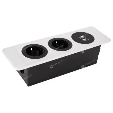 پریز برق روکار فانتونی مدل N326 نقره ای