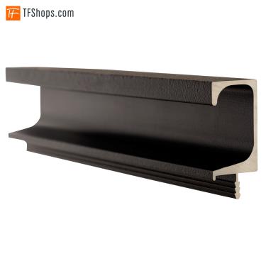 پروفیل دستگیره G فرم فانتونی مدل L053 سایز 4.7 متر مشکی پودری