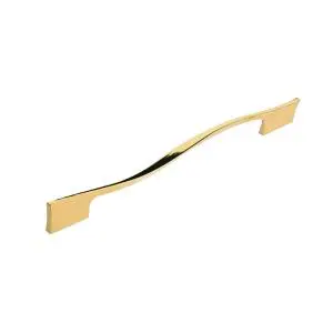 دستگیره کابینت بهریزان مدل 313-5-128 سایز 128 میلی متر طلایی براق