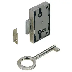 قفل ویترینی هتیچ مدل 89081 سایز 35 میلی متر نقره ای