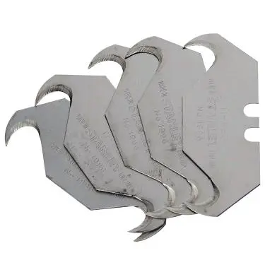 تیغ کاتر قلاب دار استنلی بسته 5 عددی مدل 0-11-983 سایز 18 میلی متر