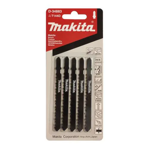 تیغ اره عمودبر چوب ماکیتا بسته 5 عددی مدل D-34883 تیغ اره عمودبر چوب ماکیتا بسته 5 عددی مدل D-34883