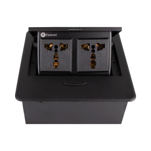 پریز برق توکار فانتونی مدل N335 مشکی