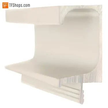 پروفیل دستگیره G فرم فانتونی مدل L052 سایز 4.7 متر سفید پودری