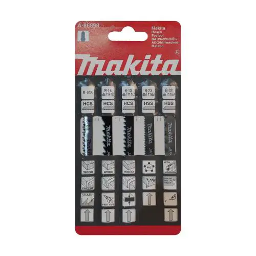 مجموعه 5 عددی تیغ اره عمودبر چوب و فلز ماکیتا مدل A-86898