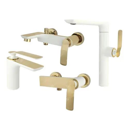 ست شیر آلات راسان مدل ویولت سفید