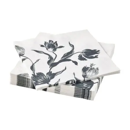 بسته 30 عددی دستمال کاغذی ایکیا مدل DOFTMINNE سایز 33×33 سانتی متر سفید