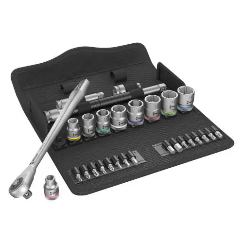 مجموعه 29 عددی آچار جغجغه ورا مدل 05004047001 سایز 3/8 اینچ