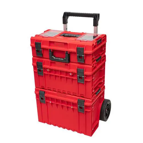 مجموعه 3 عددی جعبه ابزار کیوبریک مدل ONE 2.0 Profi RED سایز 105 لیتر مجموعه 3 عددی جعبه ابزار کیوبریک مدل ONE 2.0 Profi RED سایز 105 لیتر
