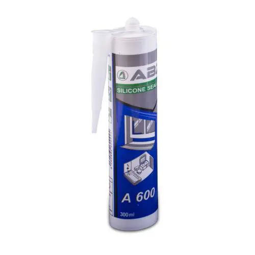 چسب درزگیر سیلیکونی آنتی باکتریال ای بی زد مدل A600 سایز 300 میلی لیتر شفاف