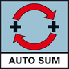 تابع Auto Sum جهت جمع کردن خودکار مقادیر اندازه گیری شده