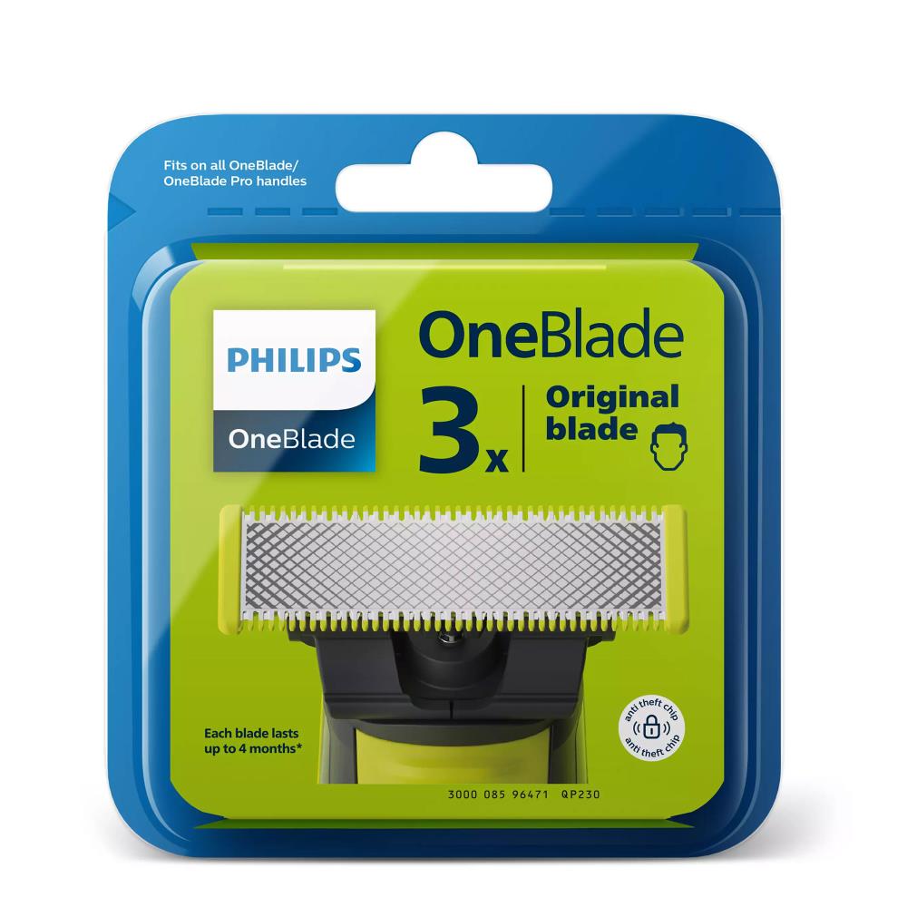 تیغ یدکی ماشین اصلاح OneBlade فیلیپس بسته 3 عددی