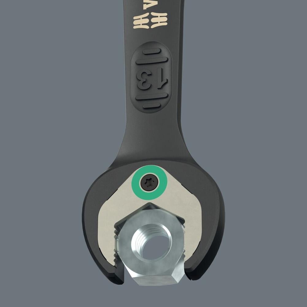 مجموعه 11عددی آچار تخت رینگی جوکر جغجغه‌ای مشکی ورا