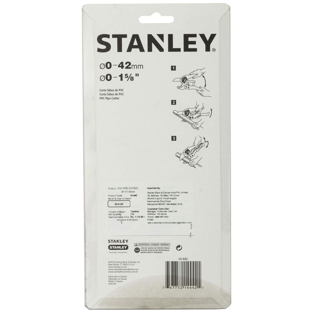 کاتر لوله‌های پی‌وی‌سی استنلی