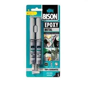 چسب دوقلو فلز بایسن مدل Epoxy Metal سایز 24 میلی لیتر