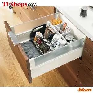 ریل کشو دیوار شیشه بلوم مدل TANDEMBOX intivo سایز 500 میلی متر