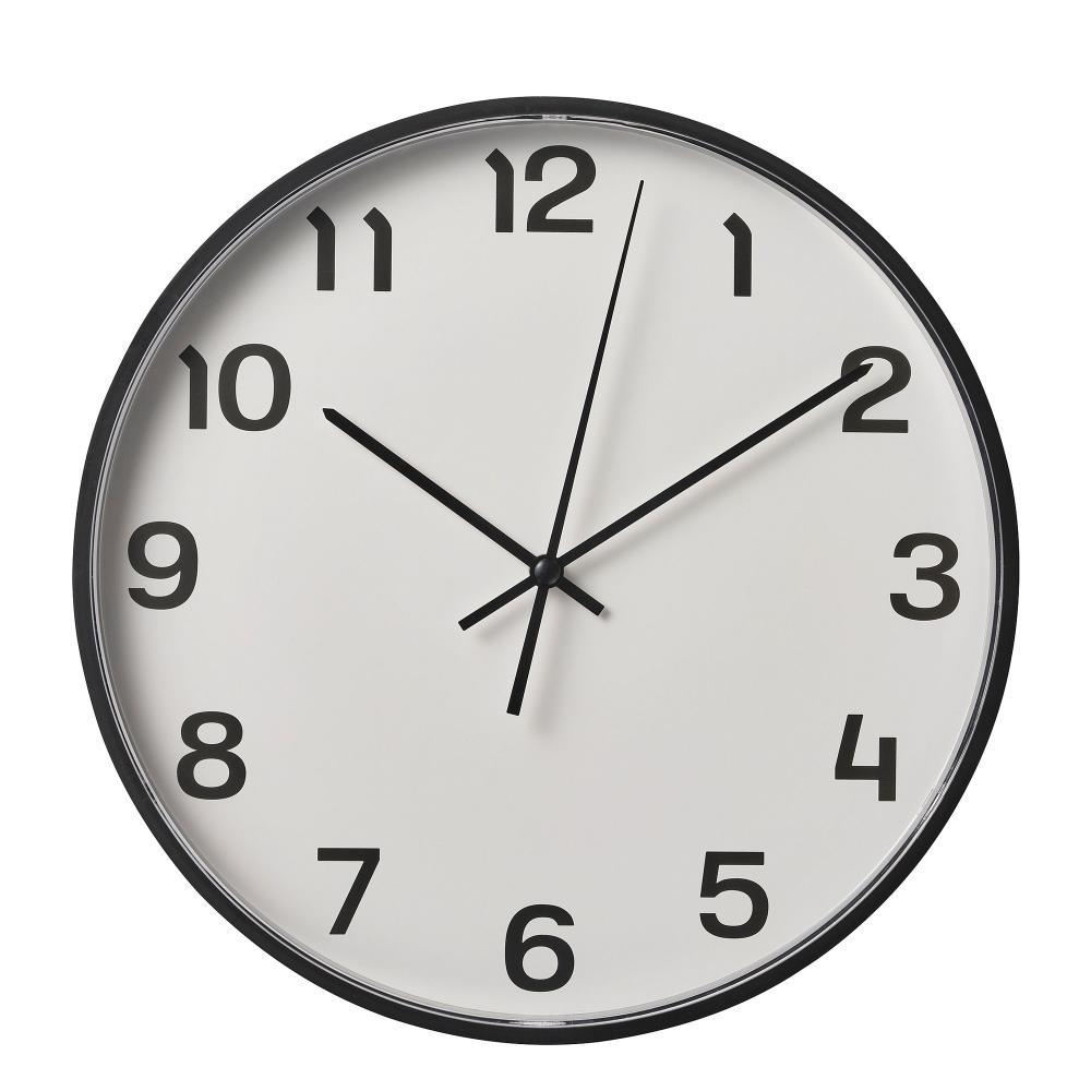 ساعت دیواری ایکیا مدل PLUTTIS مشکی
