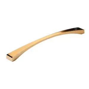 دستگیره کابینت بهریزان مدل 319-5-128 سایز 128 میلی متر طلایی براق