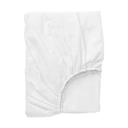 ملحفه ایکیا مدل DVALA سایز 200×140 سانتی متر سفید