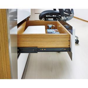 ریل کشو ساچمه ای سه تکه تلسکوپی فشاری فانتونی مدل B335 سایز 500 میلی متر مشکی