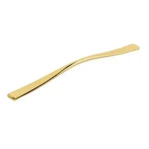 دستگیره کابینت بهریزان مدل 317-5-128 سایز 128 میلی متر طلایی براق