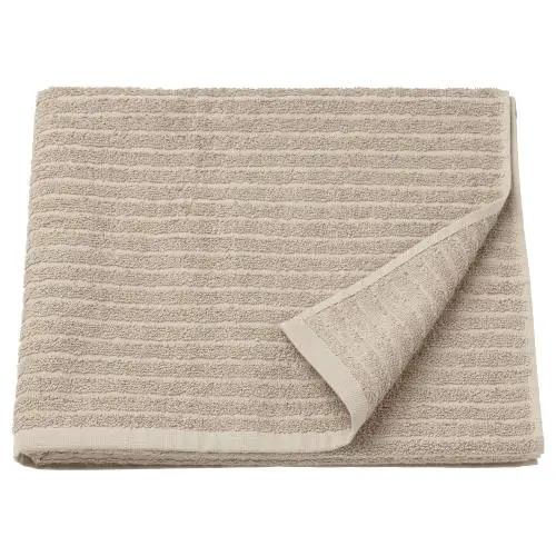 حوله حمام ایکیا مدل VAGSJON سایز 70×140 سانتی متر بژ