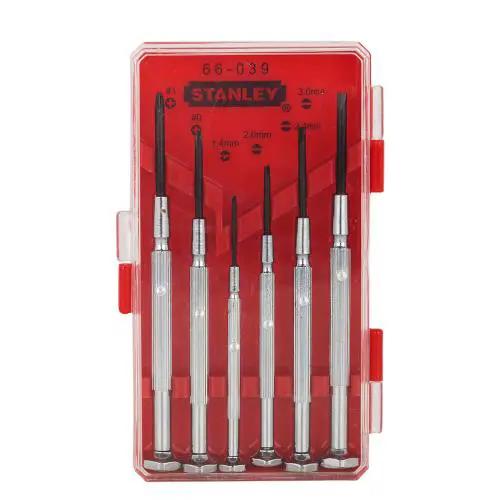 پیچگوشتی ساعتی استنلی مجموعه 6 عددی مدل 1-66-039