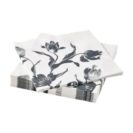 بسته 30 عددی دستمال کاغذی ایکیا مدل DOFTMINNE سایز 33×33 سانتی متر سفید