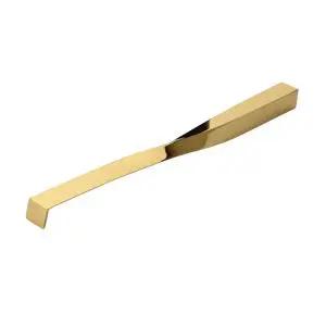 دستگیره کابینت بهریزان مدل 315-5-128 سایز 128 میلی متر طلایی براق