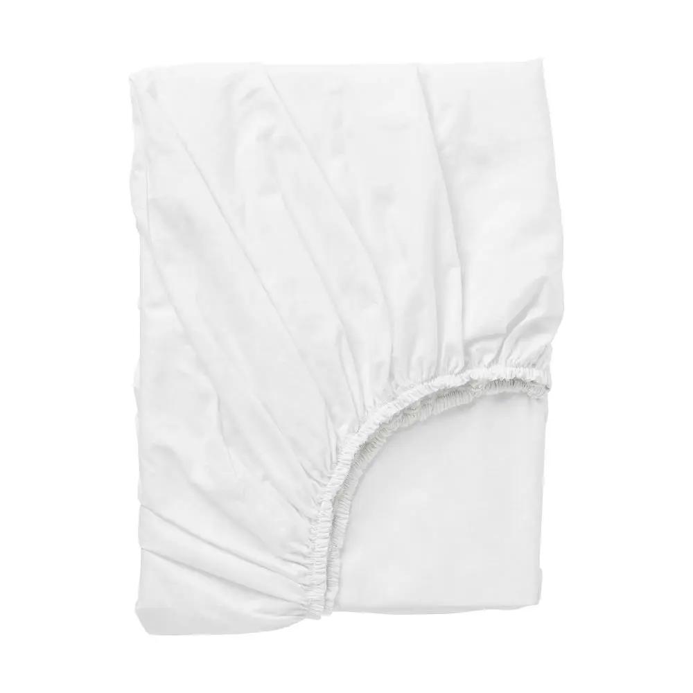 ملحفه ایکیا مدل DVALA سایز 200×140 سانتی متر سفید