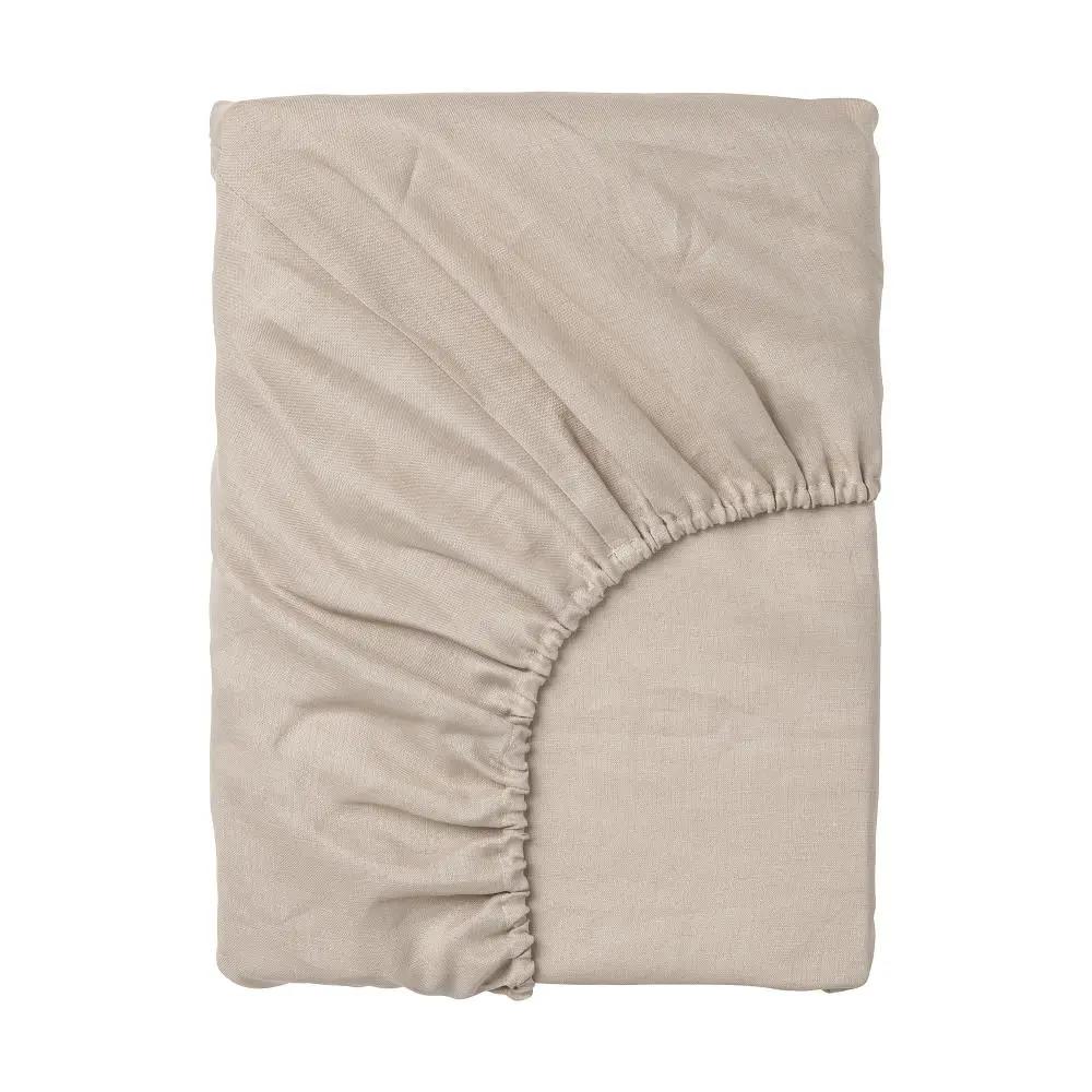 ملحفه ایکیا مدل PUDERVIVA سایز 200×140 سانتی متر کِرم