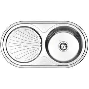 سینک استیل البرز مدل R-740 توکار مدل 740/52L سایز لگن چپ