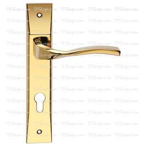 پلاک دستگیره سوئیچی طلایی +4052B بهریزان